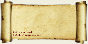 Elma Vranjković vizit kartica